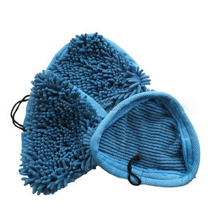 Funda para mopa a vapor X5, almohadilla de repuesto ovalada de microfibra para limpieza del hogar, juego de 28x21cm - Product Image 4
