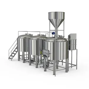 500Lビール製造機クラフトビール醸造所生産工業用ターンキーレストランホームビール醸造設備システム