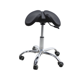 Silla Ergonómica Giratoria con Ruedas para Peluquería, con Asiento Dividido y Altura Ajustable, para Peluquero/Salón de Belleza/Clínica - Product Image 1