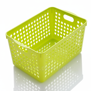 Cesto portaoggetti profondo verde Inomata - Product Image 1