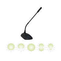 Microphone à condensateur à col de cygne variable numérique à 5 directions, bon marché en gros, meilleur système de conférence audio, fonction de vote