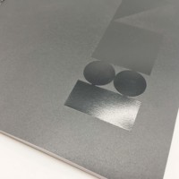 Carnet à spirales avec couverture en PP noir A4, carnet avec impression UV