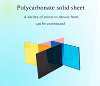 Plaque en polycarbonate PC gaufré solide Langfang Bonai 4 mm anti-UV, panneau plastique haute résistance pour toiture de carport et lucarne