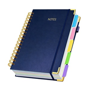 Caderno Diário de Leitura com Capa Dura de Couro Personalizada para Atacado, com Páginas Pontilhadas e Índice - Product Image 5