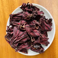Hibiscus sabdariffa en vrac, fleurs séchées, thé aux herbes, saveur acidulée, vente en gros, fabriqué au Vietnam, meilleur prix, 100% naturel, non OGM, sans produits chimiques