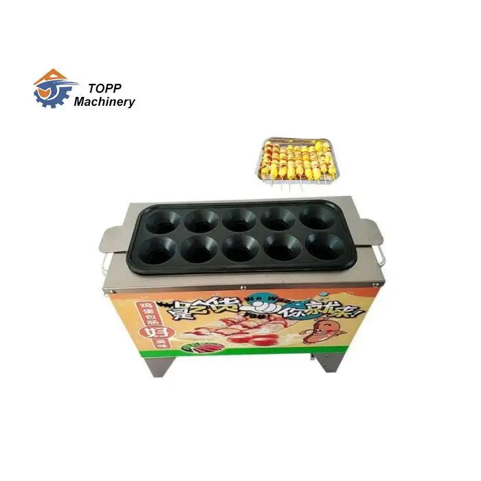 Hot Sale Gas Camilan Telur Otomatis Roll Pembuat Cooker Mesin dengan Kualitas Tinggi