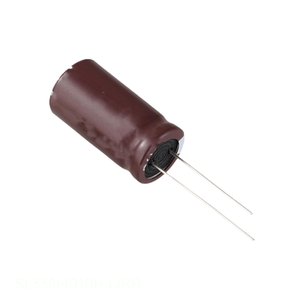 Condensador de canal del fabricante, de orificio pasante, 3300 uF, SL338M010HJJRR, de aluminio, 3300UF, 20%, 10V, 10K HRS - Product Image 1