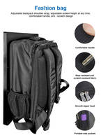 Fabricant d'affichages LCD portables pour sacs à dos, personnalisation, modèle standard en stock, Bluetooth personnalisé disponible