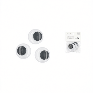 Adesivi per occhi Ilan 40mm 3 pezzi per progetti creativi - Product Image 2