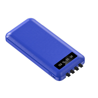 Chargeur Portable 30000 mAh, Batterie Externe avec Écran LCD, Batterie de Secours avec Câble Intégré, Charge Téléphone Double Entrée USB-C