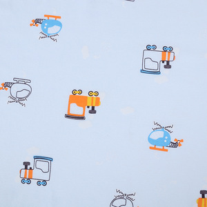 Tessuto a maglia in tessuto Jersey singolo stampa traspirante bambino 100% cotone ad asciugatura rapida - Product Image 4