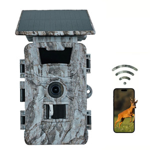 4K <b>Solar</b> Hunting <b>Camera</b> With Wifi App Control Outdoor Trail <b>Camera</b> With Ai Animal Recognition And 5200mAh Battery - Product Image 1