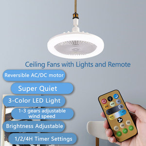 <span class=keywords><strong>Ventilador</strong></span> de Techo LED Moderno y Ajustable <span class=keywords><strong>con</strong></span> Control Remoto, 3 Aspas, Motor DC, para Dormitorio, Cuerpo de Plástico - Product Image 2