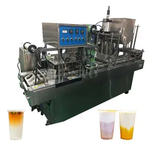 Custom Support Yogurt Cup Sealing Machine / Cup Sealing Machine Sealer / Jelly Cup Filling Sealing Machine