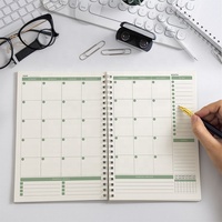 Libretas ejecutivas con espiral y agenda diaria, encajadas, de enero de 2026 a diciembre de 2026, cuaderno semanal y mensual