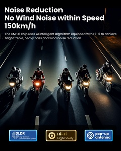 Ilm xe máy Tai nghe Mũ bảo hiểm hệ thống thông tin liên lạc 2100m <span class=keywords><strong>intercom</strong></span> IP67 không thấm nước tiếng ồn hủy bỏ mô hình rangepro - Product Image 5