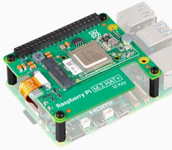 Original Raspberry PI Al Kit AI Suite Hailo8l 13Tops Computing Power M.2 Hat Pl5 CM4 HAT Adapted to Raspberry Pi 5