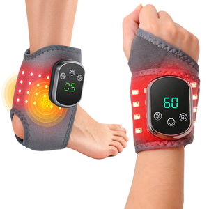 Alat Pijat Kaki dan Pergelangan Kaki Merah Baru untuk Mengatasi Kelelahan Otot Tubuh, Meredakan Nyeri, Kompres Hangat, dan Mendukung Penanganan Keseleo Sendi - Product Image 1