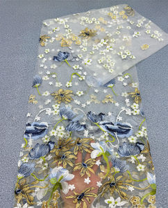 Soldes Exceptionnelles Tissus Brodés Fleur Secrète pour Robes Vêtements Dentelle Broderie - Product Image 1