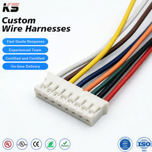 Customized JST PH2.0 8Pin Copper Core Electronic Crimped Wire Single Hea Connection <b>Cable</b> 100mm Length 220V Rated - Product Image 1