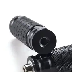 Reposapiés Traseros Universales de Aluminio para Motocicleta, Reposapiés de Colores, Pedales Traseros para Motocicleta de Carreras - Product Image 4