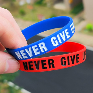 Bracciale in silicone braccialetto personalizzato sport promozionali braccialetti in gomma elastica per eventi braccialetto in silicone