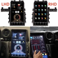 Radio Mobil Android 14 CarPlay 13,6 inci untuk Nissan GTR GT-R R35 2008 2009-2017 Layar Multimedia Stereo Player GPS Head Unit