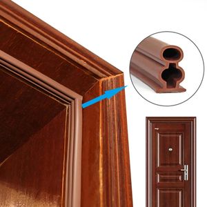 Nuevo Burlete de 6m/unidad para Puerta de <span class=keywords><strong>Casa</strong></span>, Espuma de Silicona, Tira de Sellado Anticolisión para Huecos de Puerta - Product Image 3
