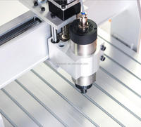 Machine de gravure CNC miniature à 4 axes avec moteur de broche à refroidissement par air/eau en bois, cadre en alliage d'aluminium, 6040