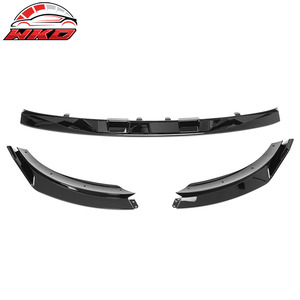 เหมาะสำหรับ Tesla Model Y 25-26 สปอยเลอร์กันชนหน้าสีดำเงา 3 ชิ้น ABS V2 Splitter อะไหล่รถยนต์ อุปกรณ์ตกแต่งรถยนต์ - Product Image 4