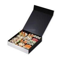 Boîte en carton personnalisée XIANGYI pour la livraison de nourriture, boîte à sushi, emballage alimentaire avec aimant