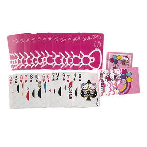 Cartes à Jouer Personnalisées Imprimées de Haute Qualité, Anime Mignon Rose, Papier Écologique, Échantillon <span class=keywords><strong>Gratuit</strong></span>, Logo Personnalisé, Designs Classiques de Dessins Animés - Product Image 6