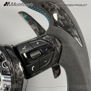 Volant en fibre de carbone forgé personnalisé avec LED pour BMW Série F M2 M3 M4 M6 F87 F82 F80 F10 F15 X3 X5 F30 3 4 5 6 Series GT - Product Image 4