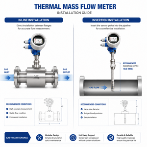 เครื่องวัดอัตราการไหลแบบเทอร์มอลแมสส์โฟลว์มิเตอร์ของ Endress Hauser ของแท้ 100% ความแม่นยำสูง สำหรับการวัดก๊าซอัดและก๊าซอุตสาหกรรม - Product Image 6