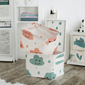 Cestas Plegables de Tela KUYUE con Diseño de Jirafa Pequeña para Organizar Pañales de Bebé, Almacenamiento para Habitación Infantil, Organizador de Juguetes para Perros y Gatos - Product Image 3