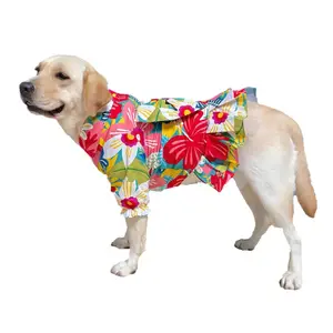 Gaun Anjing Peliharaan Motif Klasik Fashion Allah Golden Retriever Pakaian Anjing Besar - Product Image 1