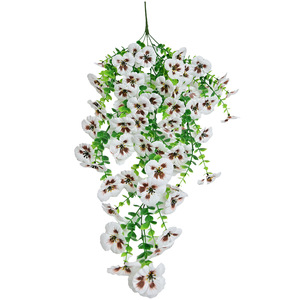 Jinyi Artificial <b>Eucalyptus</b> Tricolor Violet Green Plant Silk Flower Wedding Outdoor Wall Hanging Decor Garlands - Product Image 3