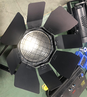 Projecteur Fresnel LED DMX 200W professionnel pour studio TV et théâtre, boîtier en aluminium, éclairage d'effet de scène