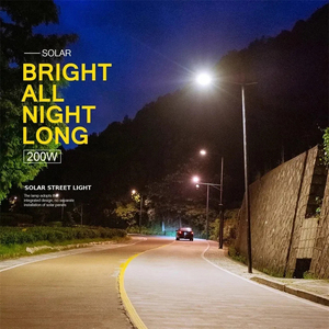 مصباح شارع شمسي فائق السطوع مع إضاءة LED وتحكم عن بعد ومستشعر حركة للاستخدام الخارجي - Product Image 5