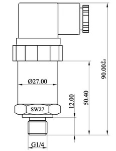 HMP4014小型圧力トランスミッタ0 ~ 70MPa - Product Image 4