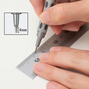 Lápiz Mecánico de Metal Estético Pentel GraphGear 1000 0.5 de Fabricación Japonesa con Borrador - Product Image 3