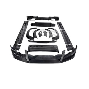 Difusor de parachoques trasero de fibra de carbono, Kit de carrocería de alerón delantero, piezas de coche para <span class=keywords><strong>Land</strong></span> <span class=keywords><strong>Rover</strong></span> Defender 110 2020-2025 2021, accesorio de afinación - Product Image 1
