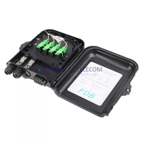 Boîtier Terminal FTTH 8 Cœurs NAP IP65, Boîtier de Distribution Fibre Optique, Terminal de Câble Splitter 1x8, Bloc de Jonction Mural ou sur Poteau