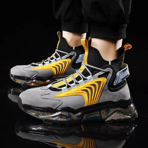 Fabricantes al por mayor diseño de moda hombres calcetín zapatos transpirable amortiguación Casual High-top hombres zapatillas de deporte Zapatos casuales de los hombres - Product Image 3