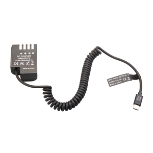Adaptador de Corriente Tipo C PD a Acoplador DC DMW-DCC12 DMW-BLF19 para Cámaras Digitales <span class=keywords><strong>DMC</strong></span> <span class=keywords><strong>GH3</strong></span> GH4 GH5 - Product Image 1