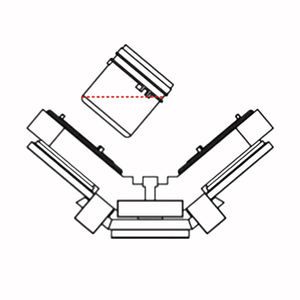 מכונת הסרת קצף בוואקום 300 מ\\\"ל, כוס אחת, מעבדה, מערבל צנטריפוגלי במהירות גבוהה - Product Image 4