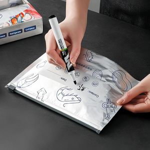 Sacchetti Riutilizzabili in <span class=keywords><strong>PET</strong></span> per Conservazione Alimenti con Chiusura a Zip, Capacità 1-3L, Dimensioni e Logo Personalizzabili - Product Image 6