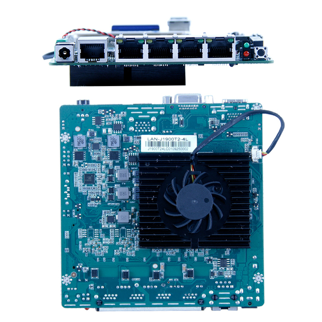 Limyee J1900 Mini ITX Fanless PFSense Firewall Motherboard Single DDR3 Memory Integrated Network Security for 4 LAN Desktop