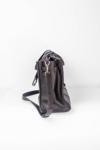 Bolso de hombro de gran capacidad de piel de vaca de primera calidad color café genuino de JunXing, bolso de hombro sencillo y moderno para mujer. - Product Image 6