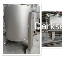 Réservoir de mélange en acier inoxydable de machine d'homogénéisateur liquide personnalisé avec l'agitateur